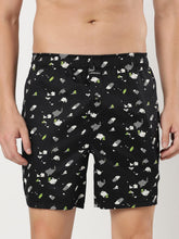 Jockey Men's Super Combed Cotton Satin Weave Printed Boxer Shorts with Side Pocket - Assorted (Random Prints)