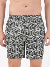 Jockey Men's Super Combed Cotton Satin Weave Printed Boxer Shorts with Side Pocket - Assorted (Random Prints)