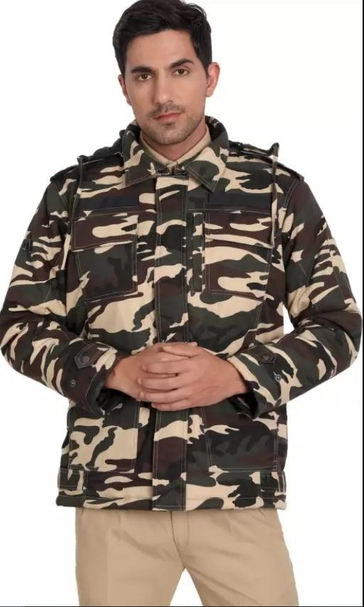 Uniformer Men Camouflage Quilted Jacket