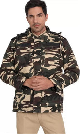 Uniformer Men Camouflage Quilted Jacket