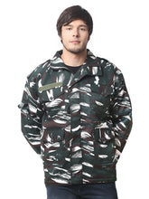 Men Camouflage Quilted Jacket CRPF
