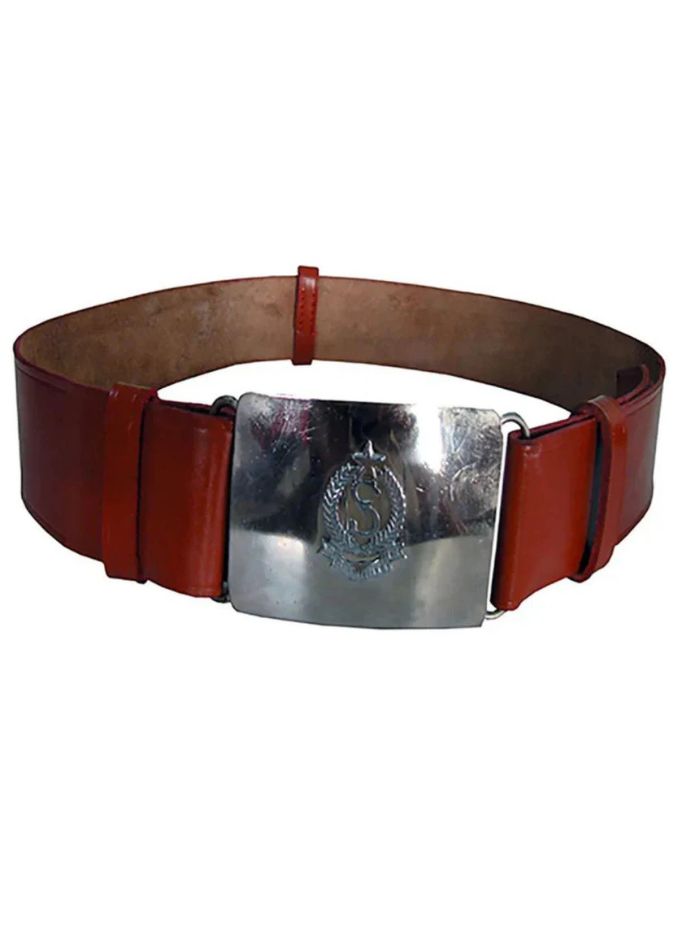 Police Inspector Leather Belt Free Size