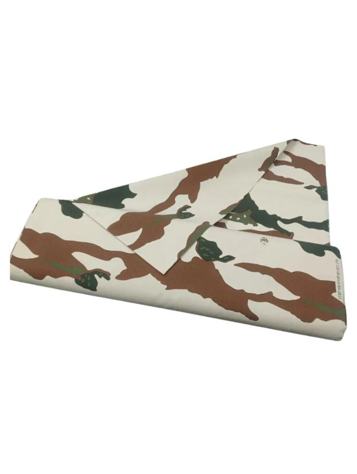 ITBP Original Camouflage Fabric | Premium Military Pattern Cloth | Durable Uniform & Utility Fabric 3 meter