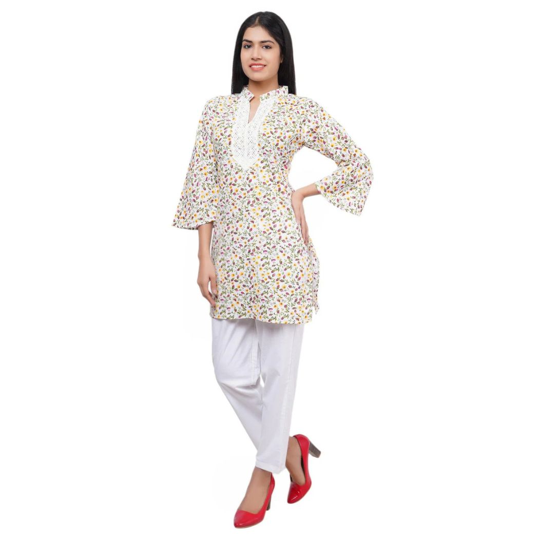 Women Multi Floral Printed Straight Kurta