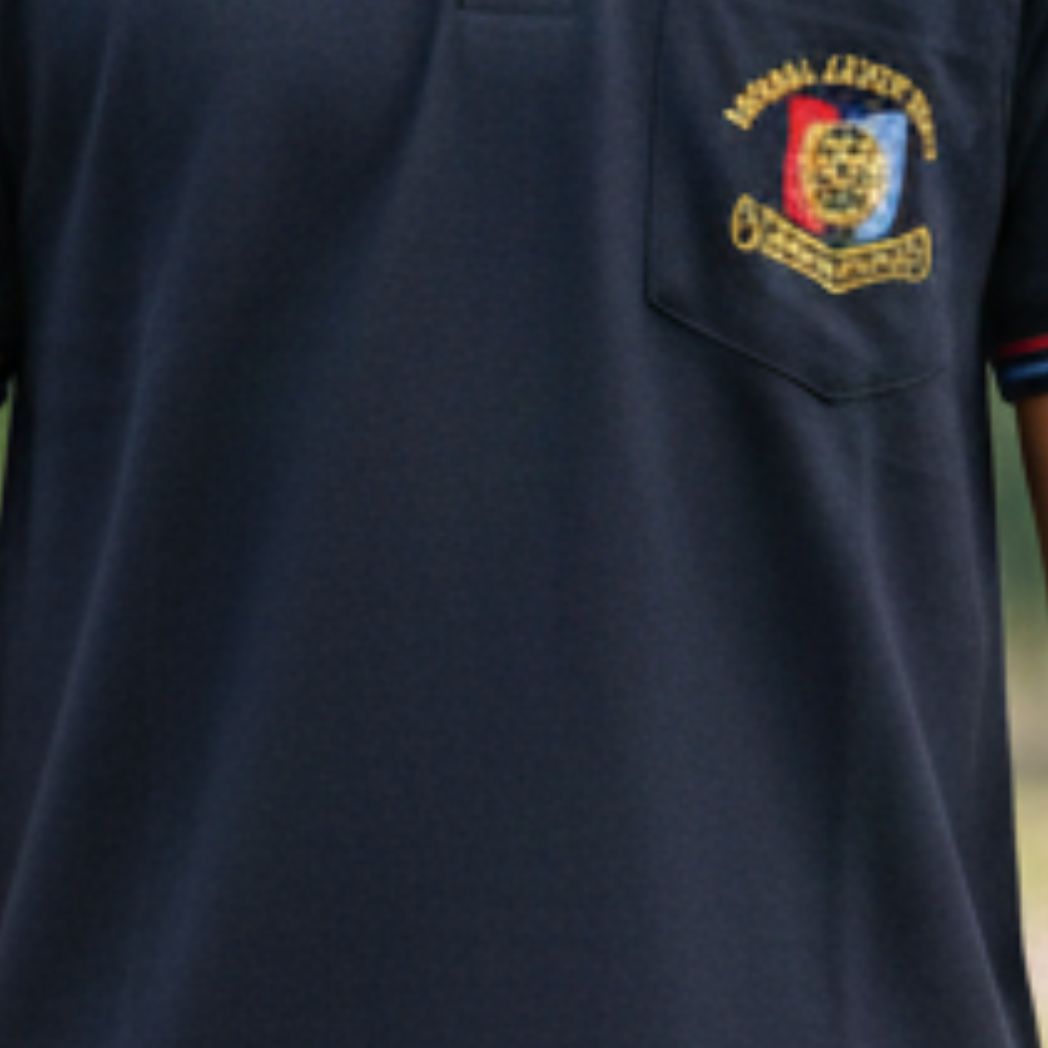 Girls NCC Uniform Navy Blue Polo T-Shirt