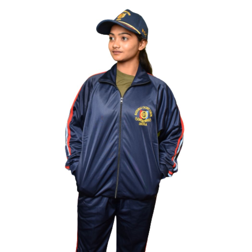Girl's NCC Tracksuit with Lower Set for NCC Cadets