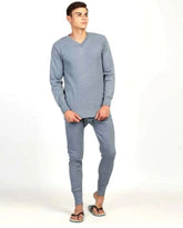 Rupa Thermocot V-neck Men Top - Pyjama Set Therma