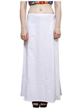 Clothing woman's Elegant Look Ethnic Wear Cotton Petticoat White Pack of 1