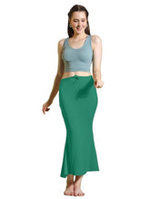Apparels Saree Shapewear Rama Green Color for Women's | Lycra Stretchable Under Skirts Petticoat | Fish Cut for Everyday Comfort Wear