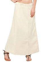 Clothing woman's Elegant Look Ethnic Wear Cotton Petticoat Cream Pack of 1