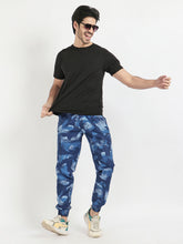 Present For Men Blue Cotton Stylish Camouflage Pants for Every Adventure, commonly used in military and outdoor apparel