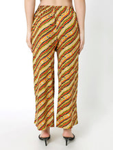 Rayon Printed yellow multi color palazzo