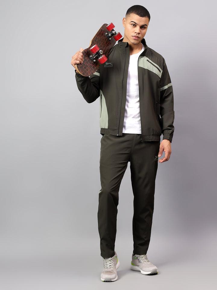 Shiv Naresh Men's Tracksuit|109M NS Spandex |D.GREY PISTA |