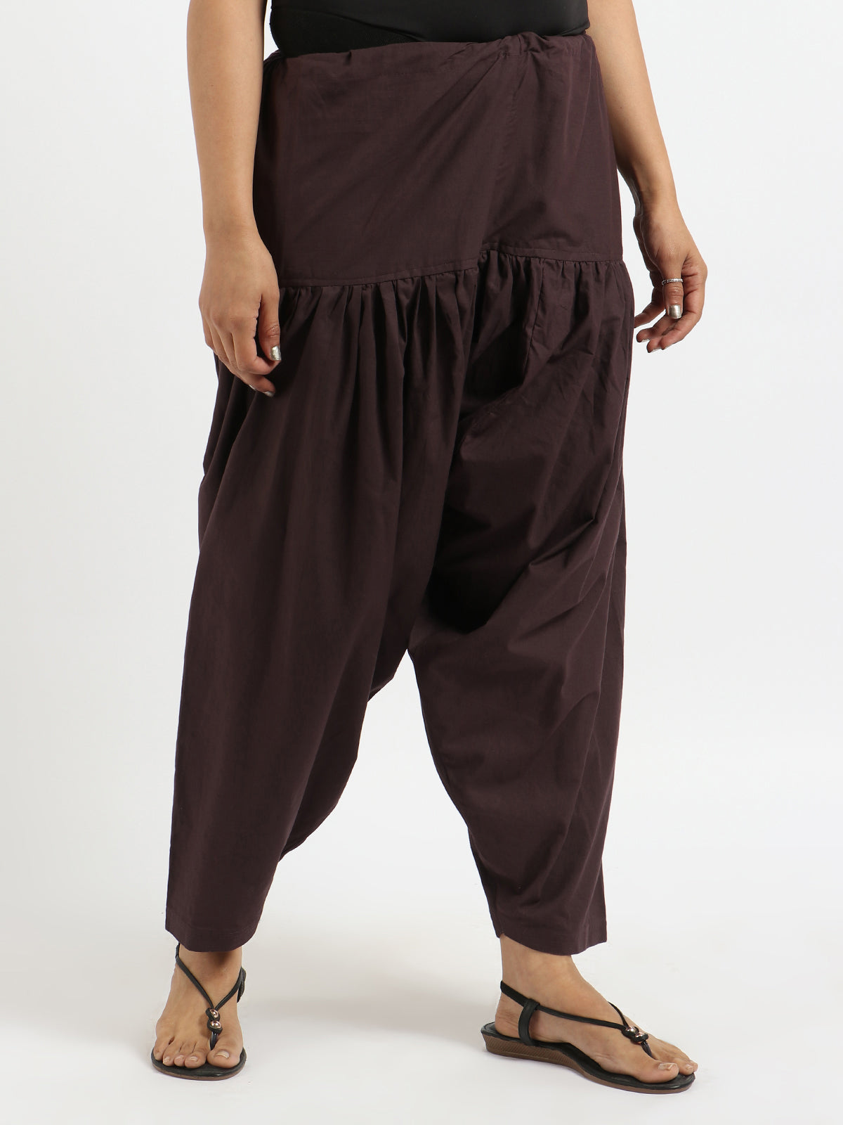 Pure Cotton Brown Patiala Salwar – Breathable & Lightweight
