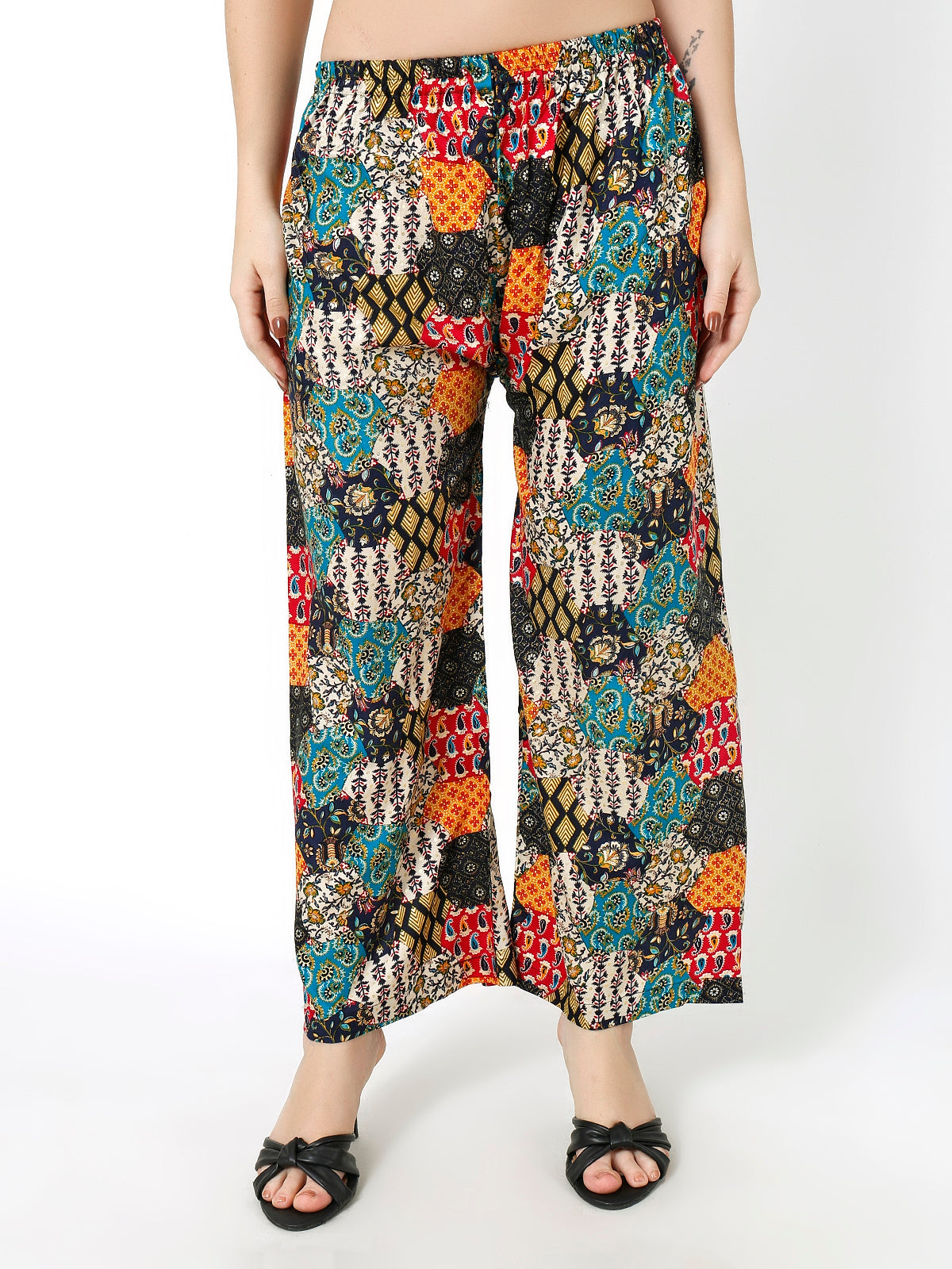Rayon Printed Pant Palazzo