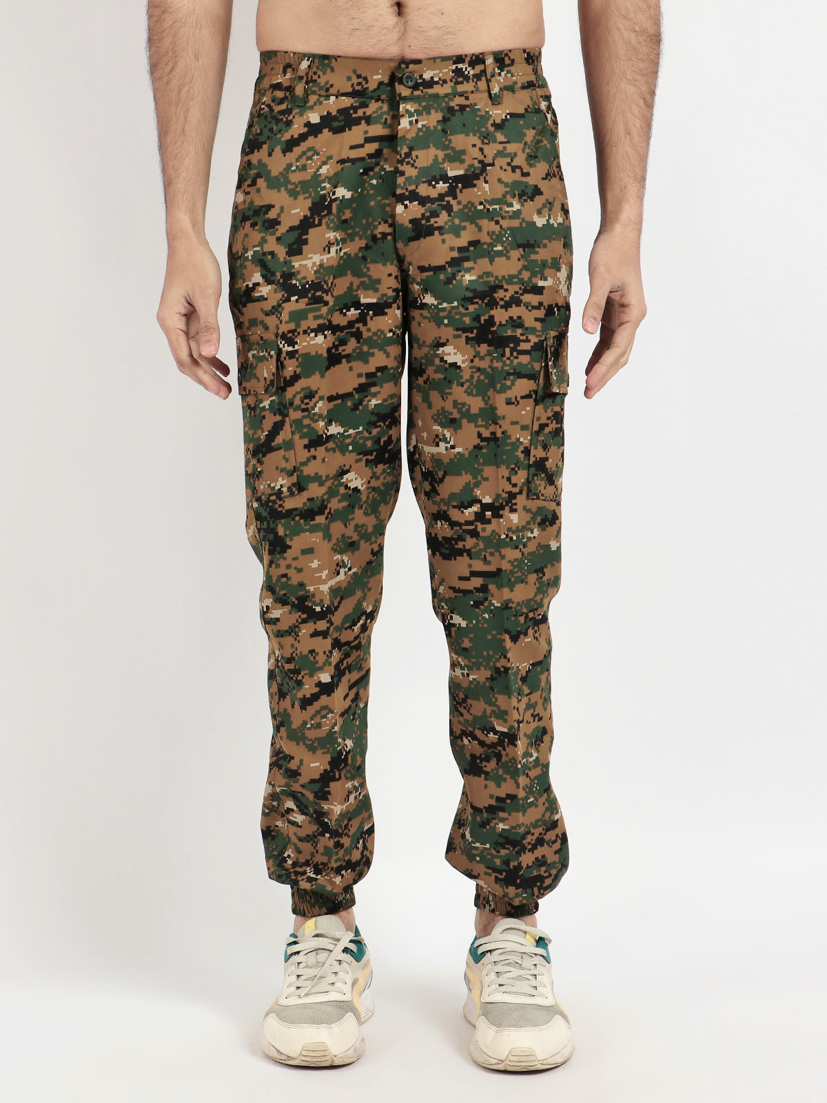 Present For Men Cotton Brown Multi Stylish Camouflage Pants for Every Adventure, commonly used in military and outdoor apparel 38
