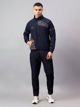 Shiv Naresh Men's Tracksuit|109M_NS Spandex |Navy D.Grey| 3XL