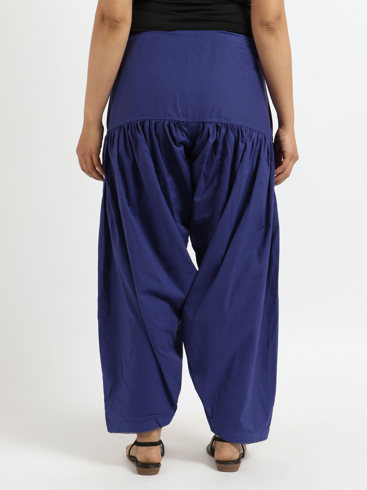 Pure Cotton Blue Patiala Salwar – Breathable & Lightweight