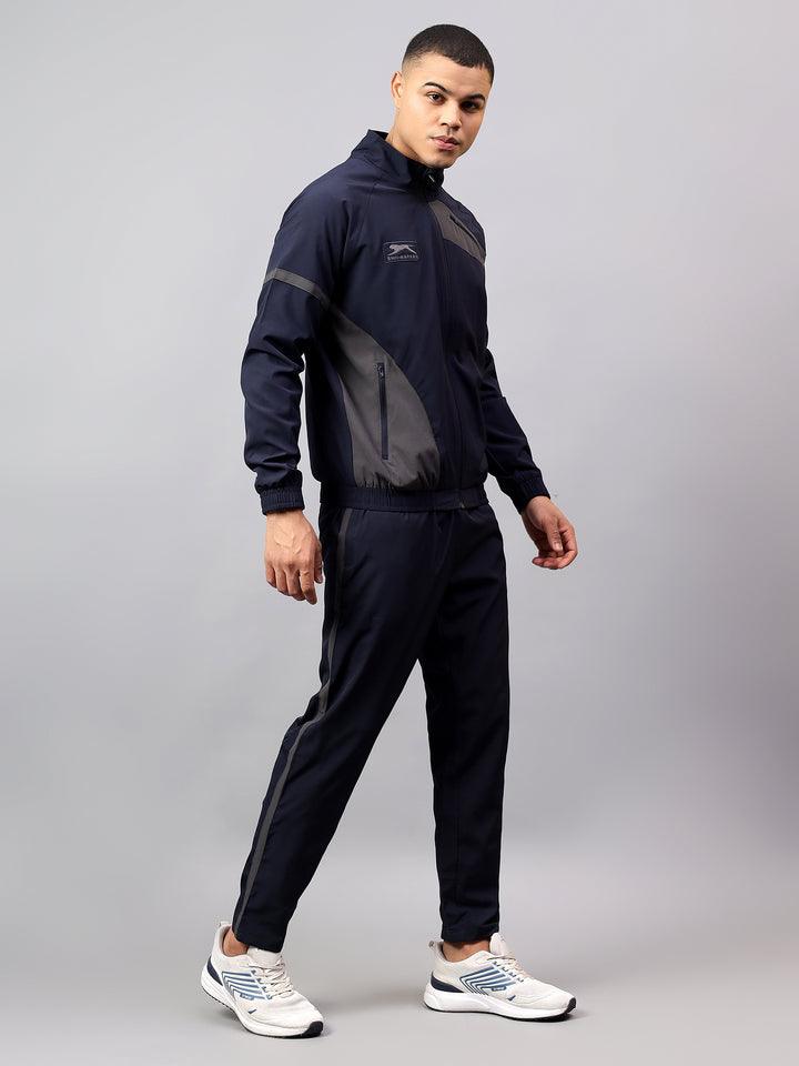 Shiv Naresh Men's Tracksuit|109M_NS Spandex |Navy D.Grey|