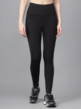 Shiv Naresh Olive High Waist Ribbed Leggings S