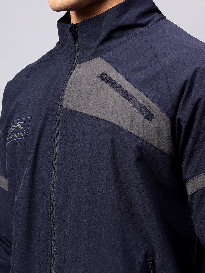 Shiv Naresh Men's Tracksuit|109M_NS Spandex |Navy D.Grey|