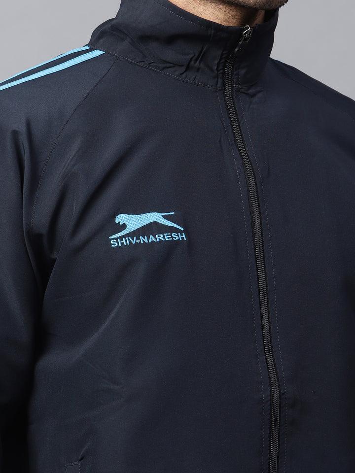 Shiv Naresh Smart Tracksuit 478 TZ |Navy Cyan