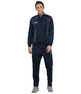 Shiv Naresh TRACKSUIT Black 435A TRENZ POLY Printed Jacket And Track Pant XXL