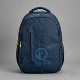 Trendy Navy Blue School & College Backpack | Large Capacity Geometric Print Laptop Bag for Boys & Girls-29 L red
