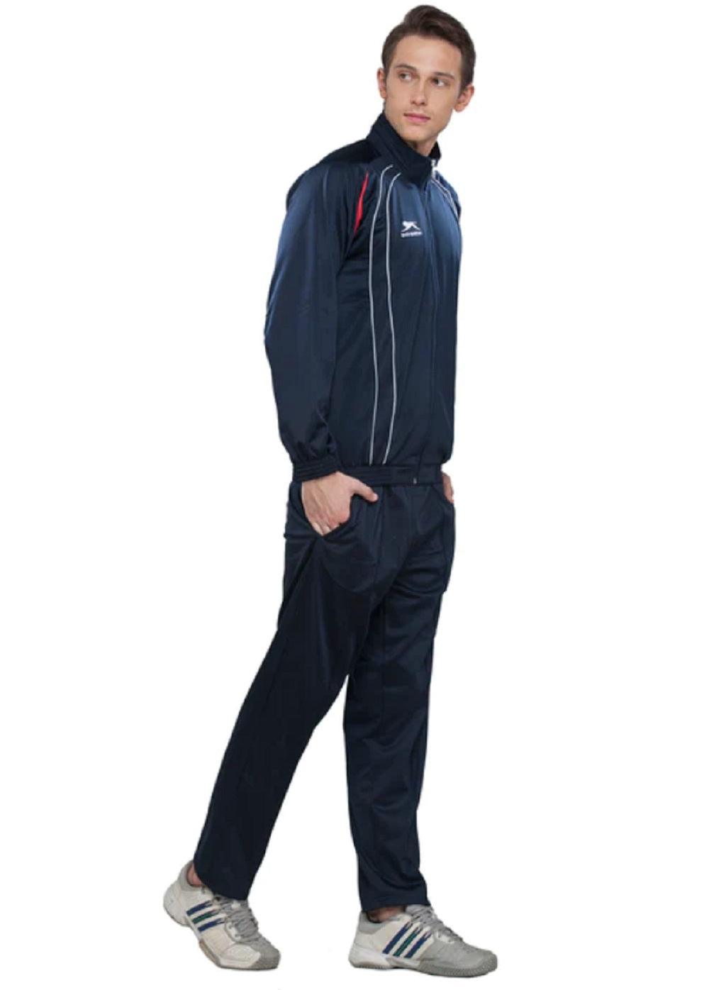 Shiv Naresh TRACKSUIT Black 435A TRENZ POLY Printed Jacket And Track Pant