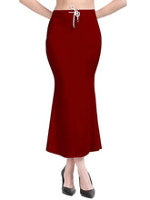Apparels Saree Shapewear Maroon Color for Women's | Lycra Stretchable Under Skirts Petticoat | Fish Cut for Everyday Comfort Wear 3XL