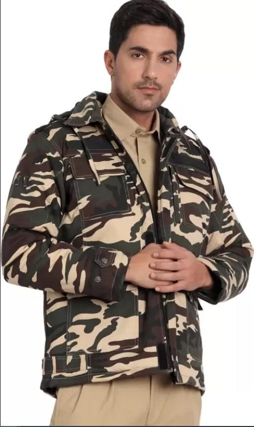 Uniformer Men Camouflage Quilted Jacket