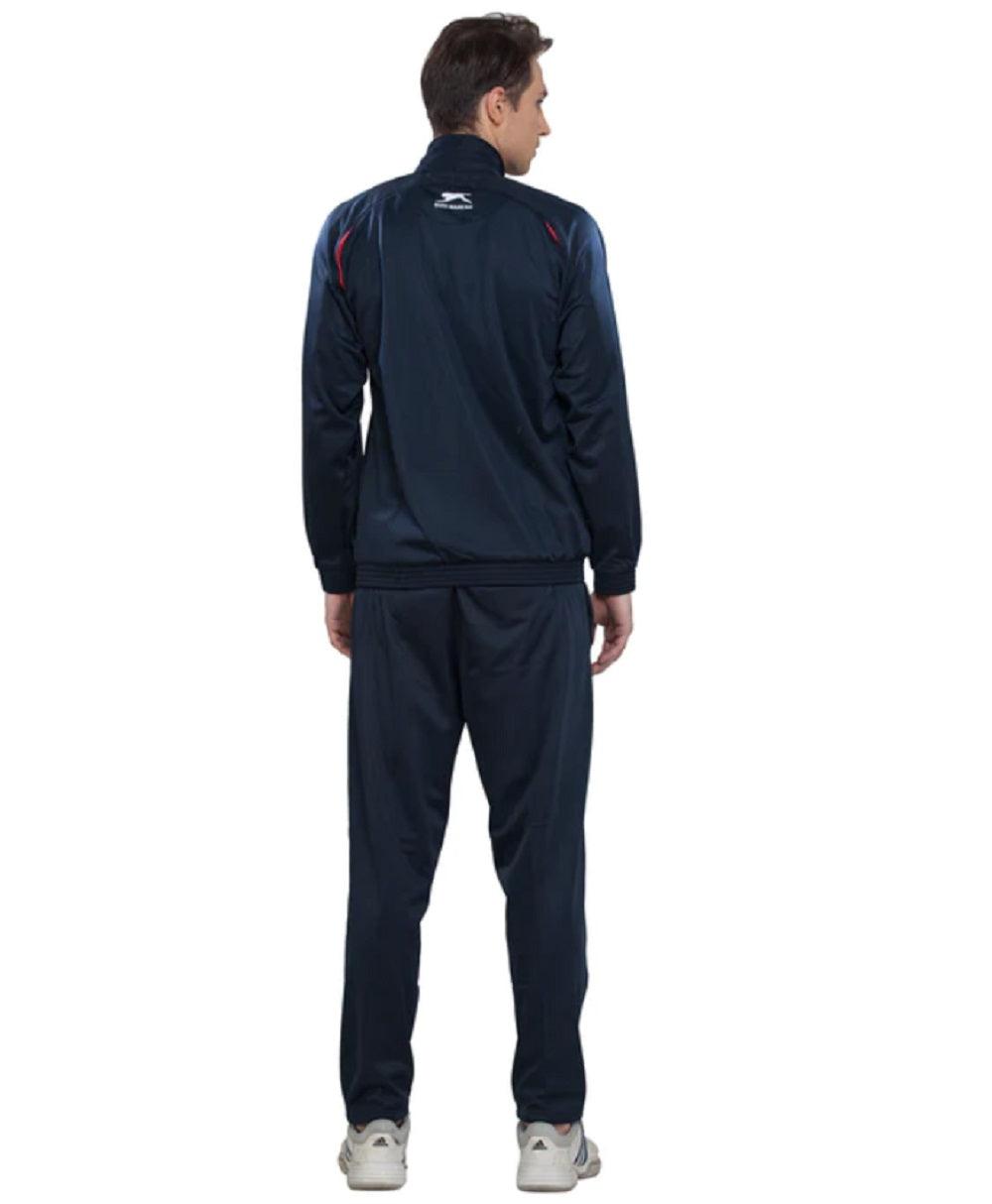 TRACKSUIT Black 435A TRENZ POLY Printed Jacket And Track Pant