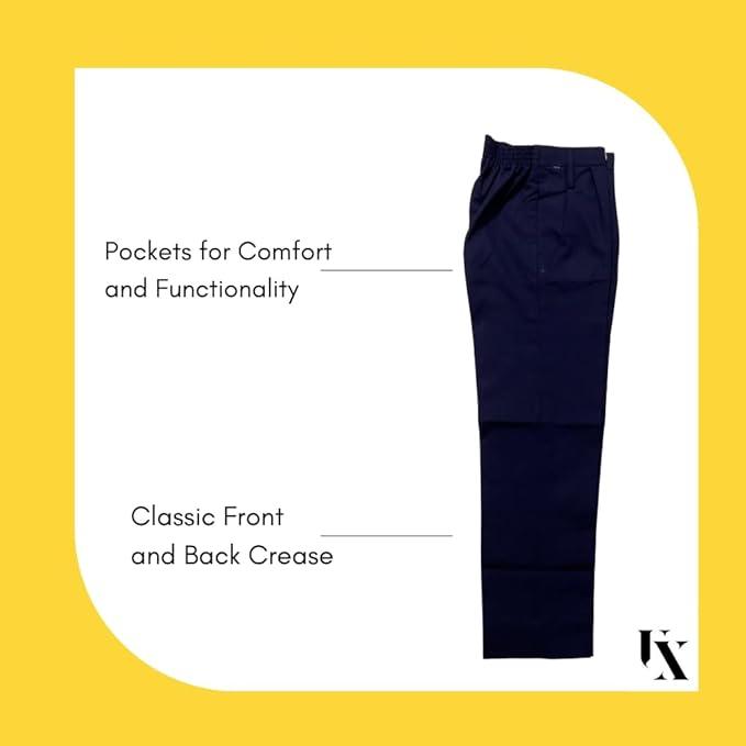 Full Pant - Elastic Waistband | Uniform Trousers for Boys and Girls