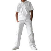 Full Pant - Elastic Waistband | Uniform Trousers for Boys and Girls White