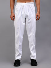 Shivnaresh Men's White TrenzPoly Track Pant - Premium Athletic Sportswear & Joggers White