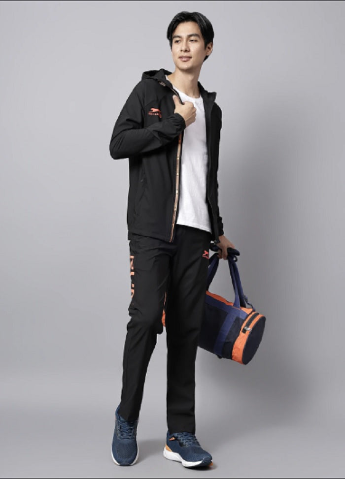 Shiv Naresh Black Sports Training Tracksuit