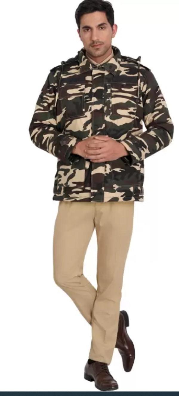 Uniformer Men Camouflage Quilted Jacket