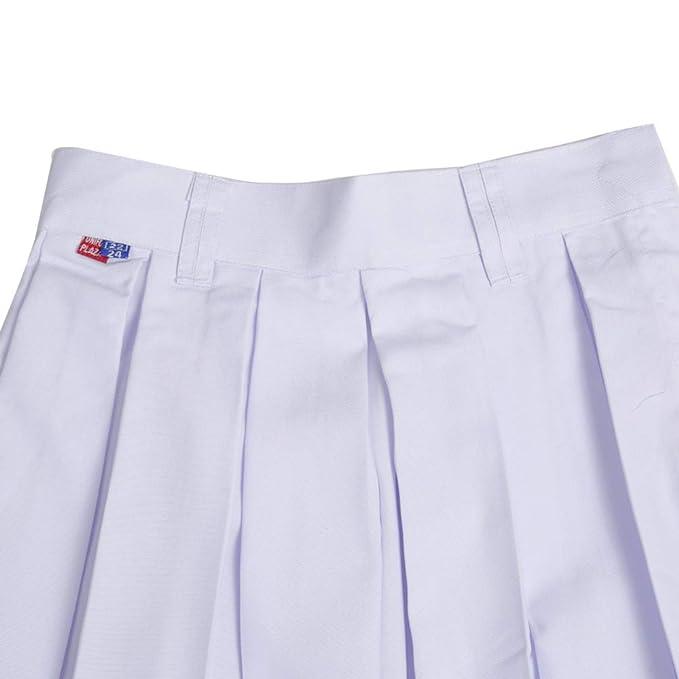 Girls Terrycot One Side Pleated Divided Skirt