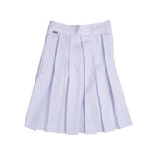 Girls Terrycot One Side Pleated Divided Skirt