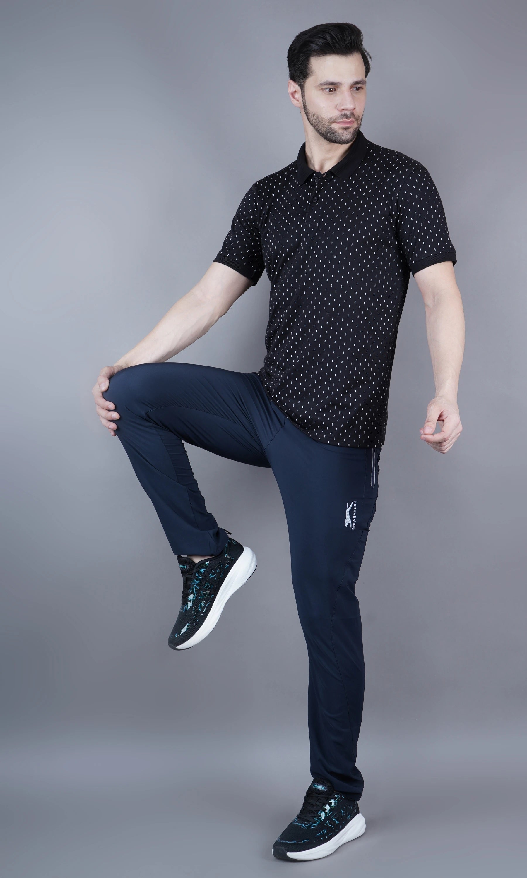 T Shirt Flat Collor Black XXL