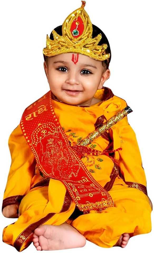 Kids Krishna costume dress