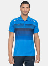 TYKA STRIKE Men's Performance Polo T-Shirt | Quick-Dry Moisture-Wicking Sports Polo Royal Blue