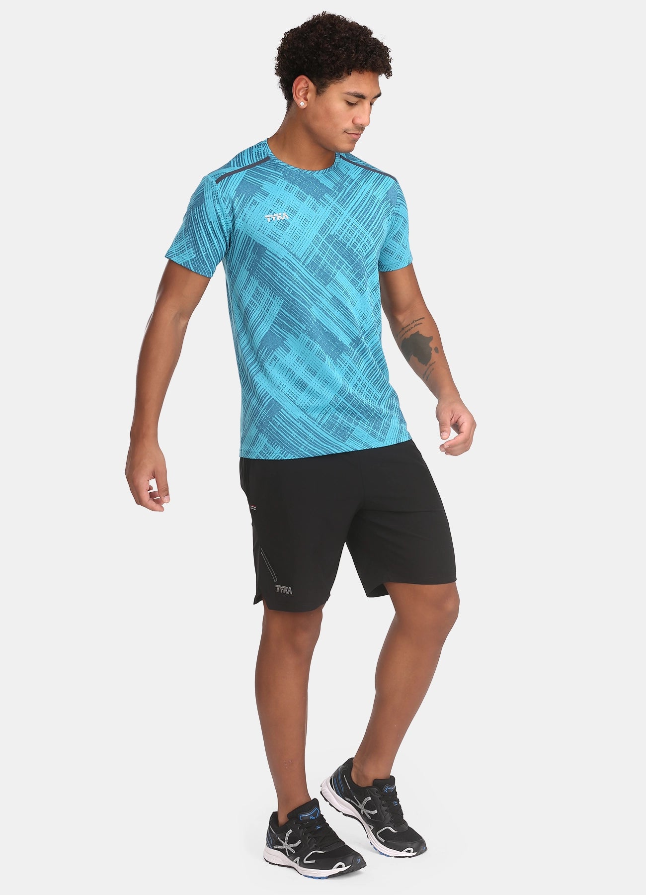 TYKA Men's Crush Jacquard Performance T-Shirt