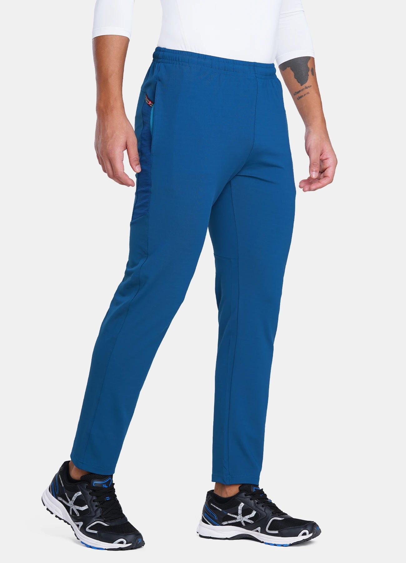 TYKA Ultimate Men's Smart Slim Fit 4-Way Stretch Lycra Track Pants (Lower)