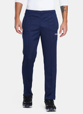 TYKA Premier Men’s Cricket Trouser – Flexible Knit Performance Track Pants Navy