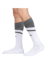 TYKA Football Elite Socks – High-Performance Over-Calf Athletic Socks - Pack of 3 White