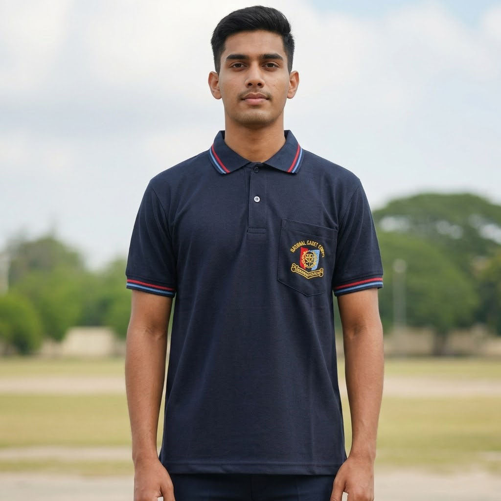 Boy's for NCC Uniform T-Shirt Navy Blue