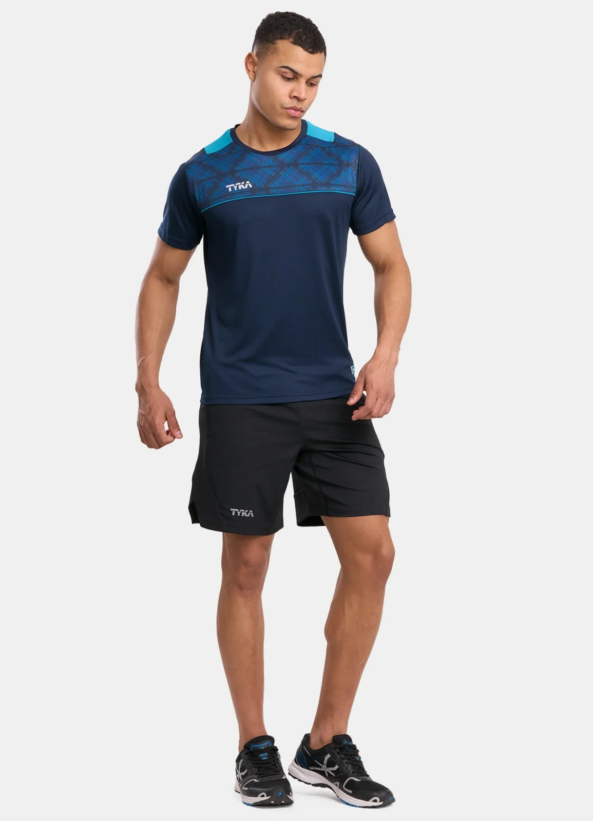 TYKA FORM Men's Performance Sports T-Shirt | Quick-Dry Sublimated Athletic Round Neck Tee