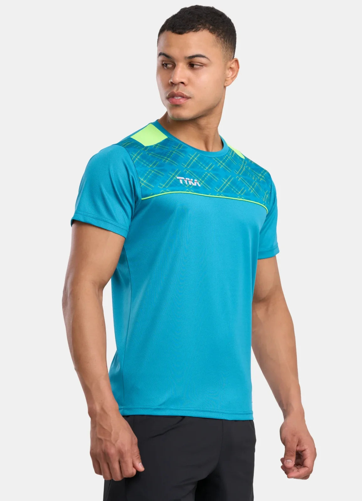 TYKA FORM Men's Performance Sports T-Shirt | Quick-Dry Sublimated Athletic Round Neck Tee