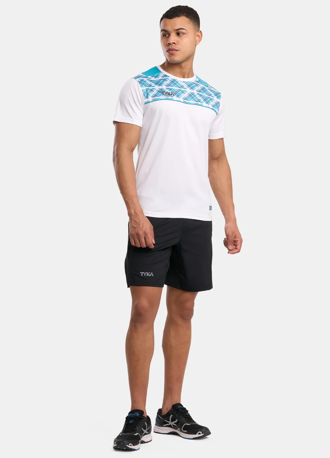 TYKA FORM Men's Performance Sports T-Shirt | Quick-Dry Sublimated Athletic Round Neck Tee